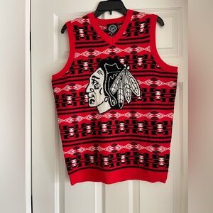 NHL Aztec Ugly
Sweater Vest Chicago Blackhawks